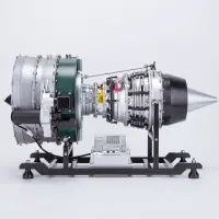 TechingEDU Turbofan Engine 1000+pcs fém makett Szezonális akció