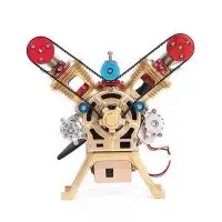 Bestseller TechingEDU 2 hengeres V motor, 215+ alkatrész