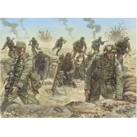 Italeri 6099 WWII - D.A.K. (Deutsches Afrfikakorps), Német Afrika-hadtest gyalogság 1 72 Korlátozott ajánlat