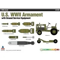 Academy 12291 Légibombák és földi kiszolgáló eszközök, WWII 1 48 Kedvezményes ár