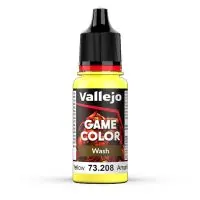 Végkiárusítás Vallejo 73208 Wash Yellow 18 ml