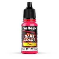 Biztonságos fizetés Vallejo 72157 Fluo Color Fluorescent Red, 18 ml