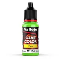 Vallejo 72104 Fluo Color Fluorescent Green, 18 ml Bestseller