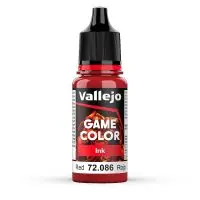 Bestseller Vallejo 72086 Ink-Color Red, 18 ml
