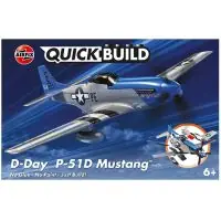 Gyors kiszállítás Airfix 6046 QUICKBUILD D-Day P-51D Mustang