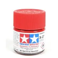 Tamiya X-27 81027 Áttetsző piros akril lakk, 23 ml Prémium