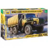 Árengedmény Zvezda 3654 Ural 4320 Truck makett 1 35