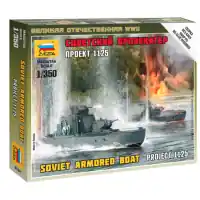 Zvezda 6164 Soviet Armored Boat 1 350 Gyors kiszállítás