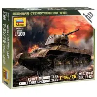 Zvezda 6159 Soviet Medium Tank T-34-76 mod.1942 Prémium