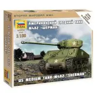 Vedd meg online Zvezda 6263 Sherman M4 1 100