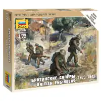 Azonnali szállítás Zvezda 6219 British Engineers 1 72