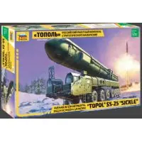 Zvezda 5003 Military Ballistic Missile Launcher ‘Topol‘ 1 72 Korlátozott ajánlat