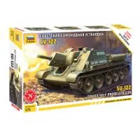 Exkluzív ajánlat Zvezda 5043 SU-122 Soviet Tank Destroyer 1 72