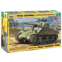 Gyors szállítás Zvezda 3702 M4 A2 Sherman 1 35
