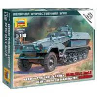 Zvezda 6127 German Personnel Carrier Sd.Kfz.251/1 Ausf.B 1 100 (6127) Biztonságos fizetés