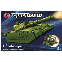 Gyors szállítás Airfix 6022 QUICKBUILD Challenger Tank Green