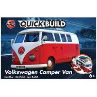 Kihagyhatatlan ajánlat Airfix 6017 QUICKBUILD VW Camper Van red (J6017)