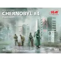 Kedvezményes ár ICM 35904 Csernobil Likvidátor figurák és utca részlet