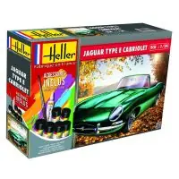 Nézd meg most Heller 56719 Jaguar Type E Cabriolet kezdő szett 1 24