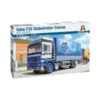 Alacsony ár ITALERI 3945 Volvo F16 Globetrotter Ponyvás teherautó