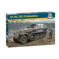 Vedd meg most 7077S ITALERI Sd. Kfz. 251/8 Ambulance 1 72