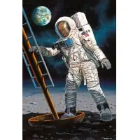 03702 REVELL Űrhajós a holdon ( Apollo 11 ) 1 8 Árengedmény