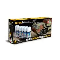 Italeri 442AP ACRYLIC SET 6db MODERN MILITARY VEHICLES (U.S./N.A.T.O.) akril makett festék Akciós ár