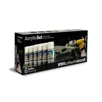 Italeri 436AP ACRYLIC SET 6db WWII LUFTWAFFE AIRCRAFT akril makett festék Árcsökkenés
