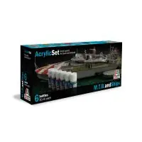 Legkelendőbb Italeri 434AP ACRYLIC SET 6db M.T.B. and SHIPS akril makett festék