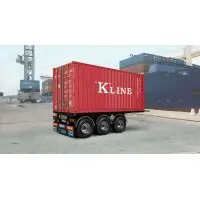 Italeri 3887 TECNOKAR 20‘ CONTAINER TRAILER 1 24 Azonnali szállítás