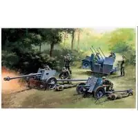 Italeri 7026 Német fegyver szett - PAK35, PAK40, FLAK38 1 72 Prémium