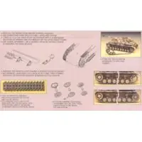 Academy 1357 Szemenkénti lánctalp Panzer IV-hez 1 35 Azonnali szállítás
