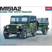 Academy 13012 M151 A2 Hard Top trélerrel 1 35 Gyors szállítás