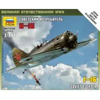 Legkelendőbb Zvezda 6254 I-16 Soviet Fighter makett 1 144