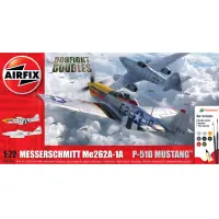 Biztonságos fizetés Airfix 50183 Messerschmitt Me262 P-51D Mustang Dogfight Double (A50183)