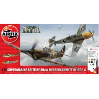 Kihagyhatatlan ajánlat Airfix 50135 Spitfire Mk.1a Messerschmitt BF109E-4 Dogfight Double (A50135)