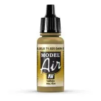 Vallejo 71025 Dunkelgelb, 17 ml Kiárusítás