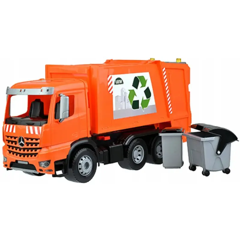 Szuper ajánlat LENA Mercedes Worxx Arocs szelektív hulladékszállító kukásautó 54cm