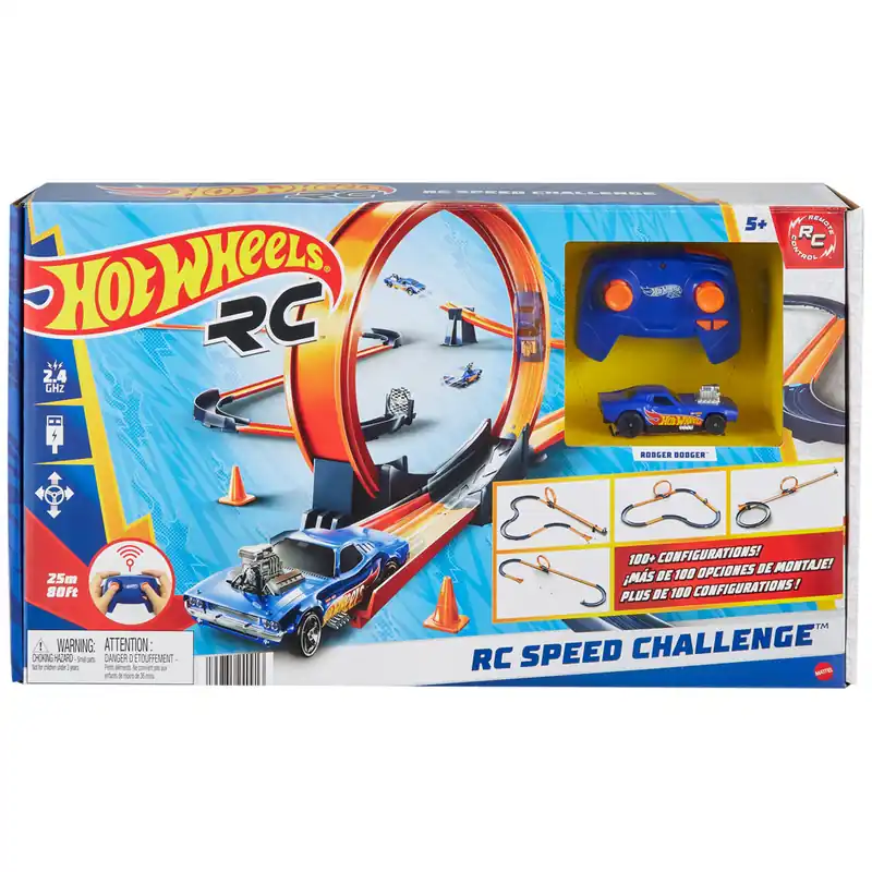 Hot Wheels RC Speed Challenge távirányítós pályaszett - Mattel Outlet