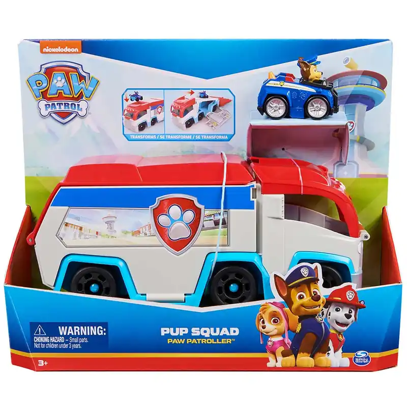 Mancs Őrjárat PUP Squad szállítójárgány Chase figurával - Spin Master Különleges ajánlat