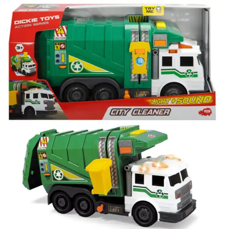 Kedvezményes ár Kukásautó 39cm-es fénnyel és hanggal - Dickie Toys