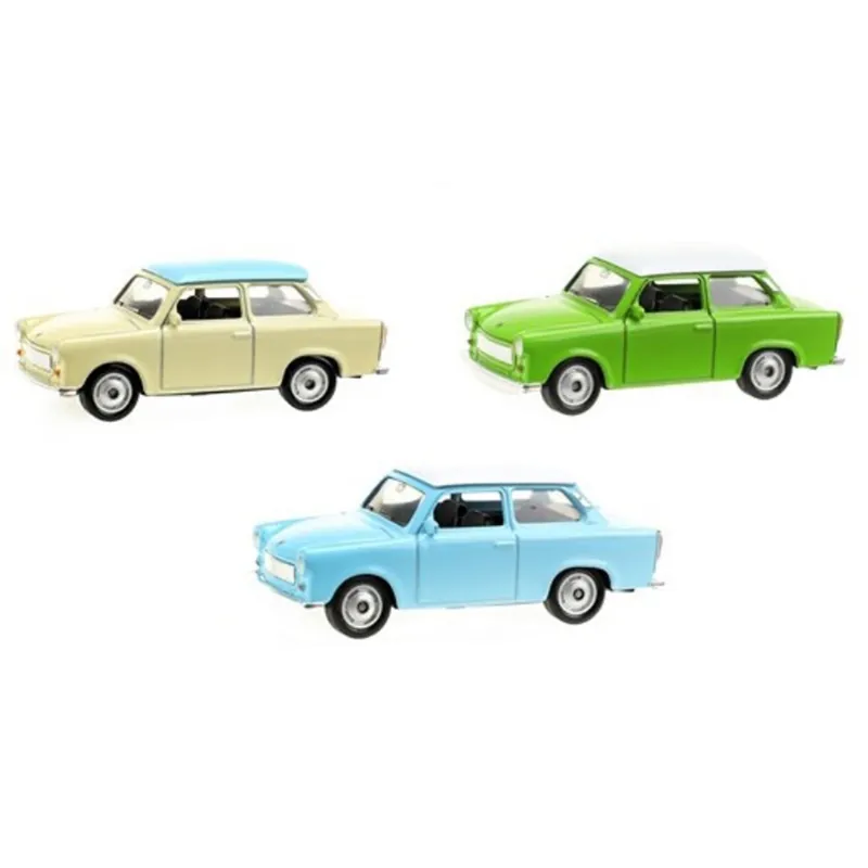 Legnépszerűbb Welly Trabant fém kisautó modell többféle változatban 1/64