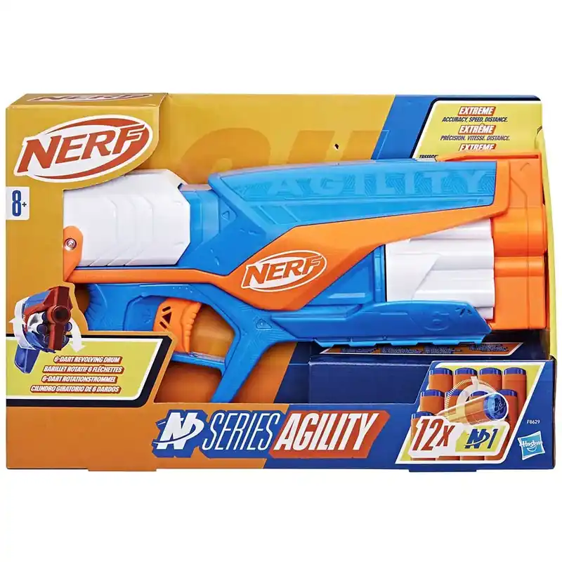 Alacsony ár Nerf N-Series Agility szivacslövő 12db tölténnyel - Hasbro