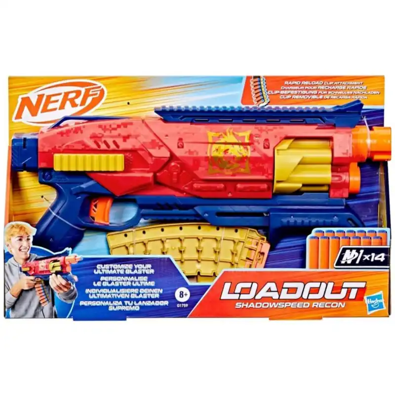Nerf Loadout Shadowspeed Recon szivacslövő fegyver – Hasbro Gyors kiszállítás