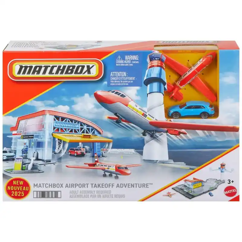 Akció Matchbox Repülőtér és légi irányítóközpont - Mattel