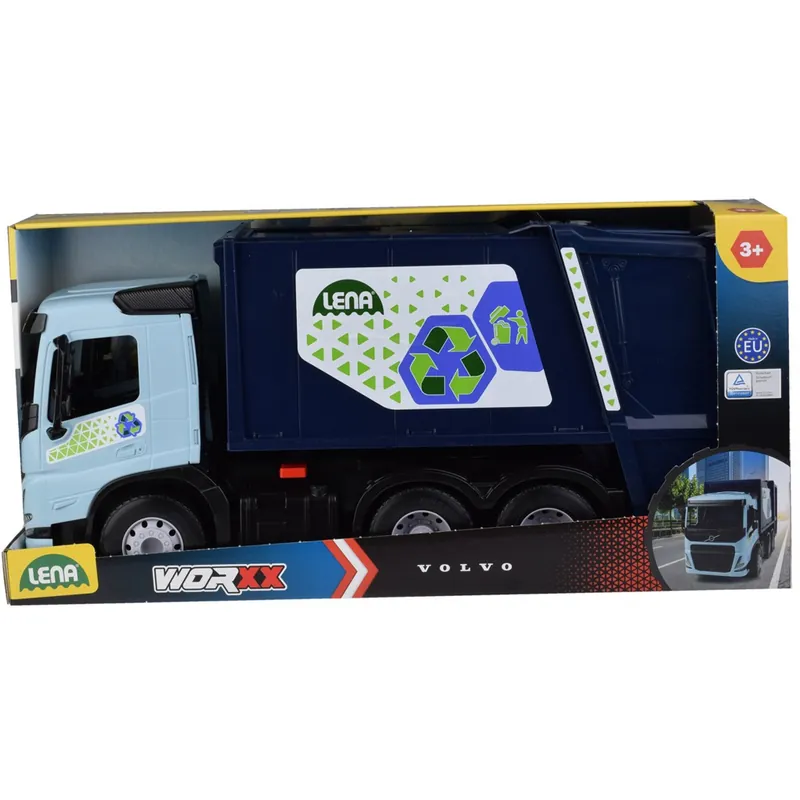 LENA Worxx Volvo FMX kukásautó dobozos 54cm Gyors kiszállítás