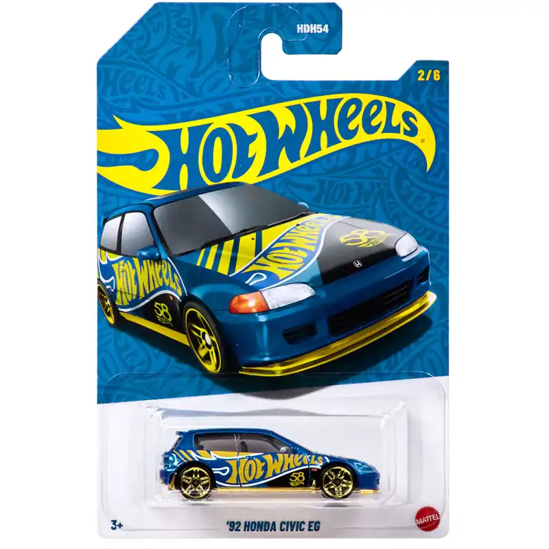 Népszerű Hot Wheels Pearl Chrome ‘92 Honda Civic EG kisautó 1/64 - Mattel