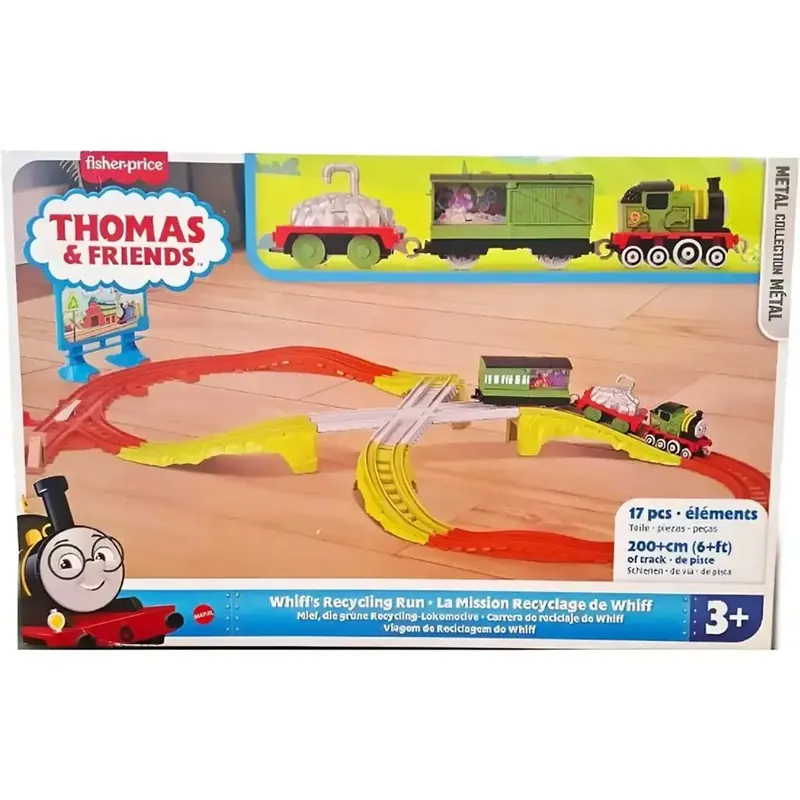 Fisher-Price Thomas és barátai - Whiff‘s recycling run pályaszett - Mattel Vásárlói kedvenc