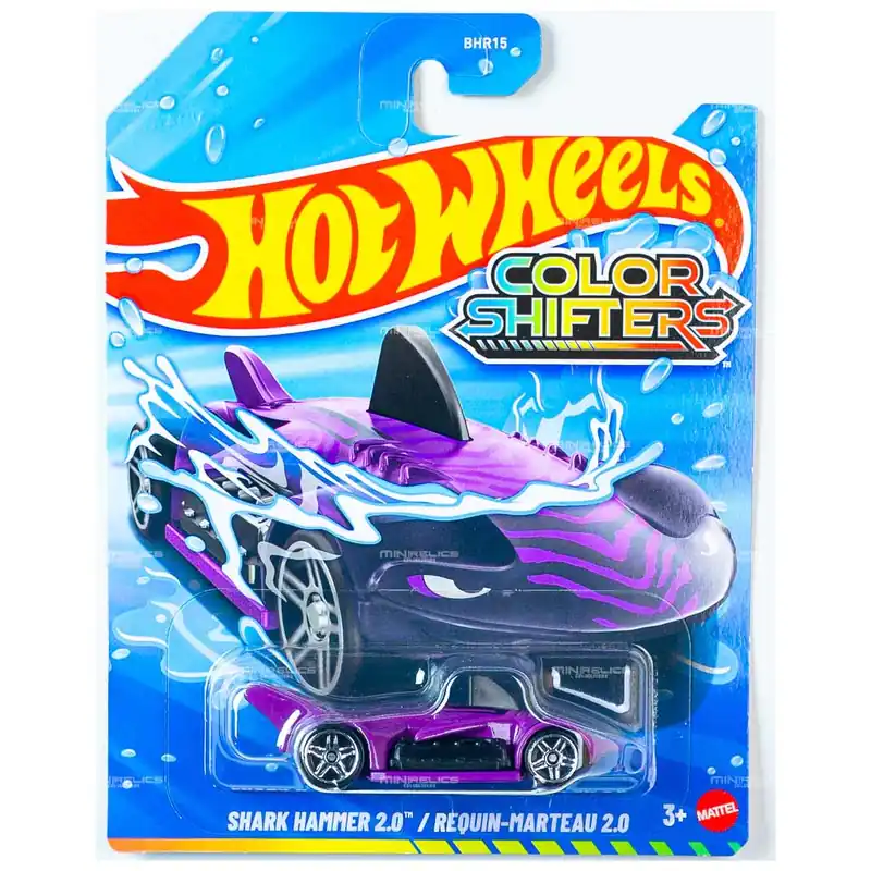 Expressz kézbesítés Hot Wheels Shark Hammer 2.0 színváltós kisautó 1/64 - Mattel