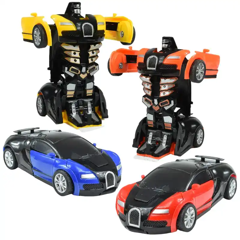 Végkiárusítás Racing Car Robottá alakítható lendkerekes sportautó többféle változatban 13cm